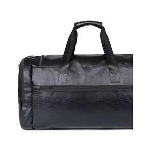 Bolsa de Lona de Cuero Genuino para Hombre y Mujer, Bolsa para Ropa, la Mejor Bolsa de Viaje de Cuero Auténtico, Proveedores Indios para Unisex - Product Image 2