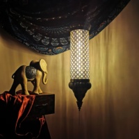 Tokin 2025 nouveau lustre de lampe en cristal Temple couloir hôtel extérieur cristal Long lustre cylindrique