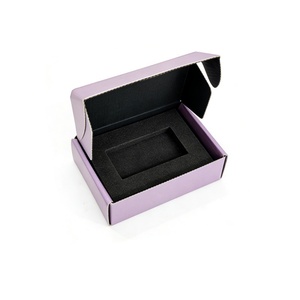 กล่องกระดาษแข็งรักษ์โลก กล่องสำหรับส่งของทางอากาศ สีตามสั่ง พร้อมแผ่น EVA ป้องกันในตัว กล่องไปรษณีย์ลูกฟูก - Product Image 4