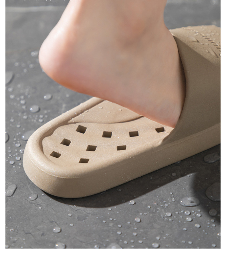 2023 Bathroom Slippers for Women Men EVA Slides Anti-slip Ladies Bath Shoes