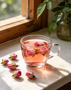 Tè alla Rosa con Sapore Floreale, Boccioli Essiccati Naturalmente, Rosa Rossa - Product Image 4