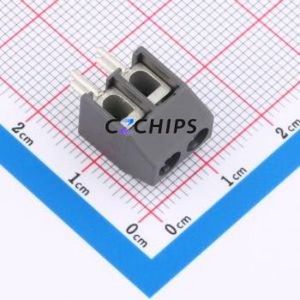 978-Y/02 Screw Terminal Block P=5mm Connector ( Pitch: 5mm )( Color: Gray )( Mounting Type: Through Hole ) - Product Image 1