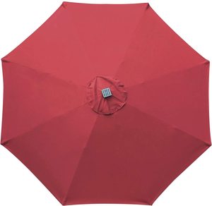 Hermosa sombrilla LED solar de aluminio, sombrilla de mercado, sombrilla comercial para <span class=keywords><strong>patio</strong></span> exterior con luz led para el <span class=keywords><strong>patio</strong></span> - Product Image 2