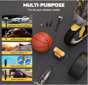 Para DeWalt 20V Max batería Compatible bomba <span class=keywords><strong>de</strong></span> <span class=keywords><strong>aire</strong></span> eléctrica portátil inalámbrica ABS Inflador <span class=keywords><strong>de</strong></span> neumáticos manómetro Digital para coche deportivo - Product Image 5