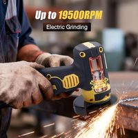 Mini-meuleuse d'angle sans fil professionnelle 20V pour bricolage, moteur électrique sans balais, interrupteur à palette, rechargeable au lithium, 10000 tr/min