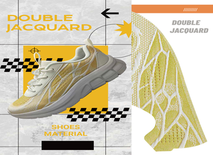 รองเท้าผ้าใบน้ำหนักเบา ระบายอากาศได้ดี สวมใส่สบาย รองเท้ากีฬาแบบสั่งทำขายส่ง พร้อมผ้าถักลายแจ็คการ์ดด้านบน - Product Image 3