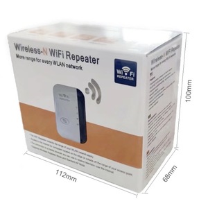 Petit répéteur de pain à la vapeur amplificateur de Signal WiFi 300Mbps sans fil Booster Extender routeur 4 antennes 500-1000 m² couverture 85dB - Product Image 5