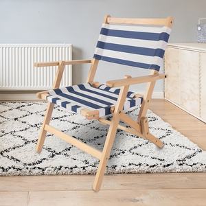 Chaises pliantes modernes haut de gamme en <span class=keywords><strong>bois</strong></span> de hêtre - Chaises de plage et de camping sur mesure avec tissu Oxford - Product Image 3