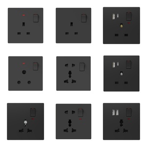 Plaque murale vide pour interrupteur électrique de type 86, norme britannique - Product Image 2