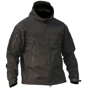 Men's Outdoor 3-in-1 Thermal <b>Jacket</b> Waterproof <b>Fleece</b>-<b>lined</b> Softshell Multi-pocket For Hiking Camping Autumn Winter - Product Image 1