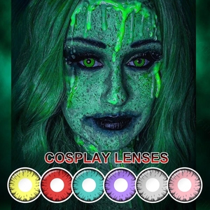 Livraison gratuite Pseyeche <span class=keywords><strong>Halloween</strong></span> Vampire Lentilles De Contact 14.5mm Cosplay Lentilles De Contact pour <span class=keywords><strong>Halloween</strong></span> Lentes De Contacto <span class=keywords><strong>Halloween</strong></span> - Product Image 1