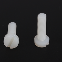 Vis à tête fraisée en nylon PA66 léger, vis de machine en plastique