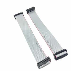 6 8 10 12 14 16 18 20 24 26 30 32 34 40 50 60 64ピン 1.27mmピッチ IDC 2.54mm 2.0mm コネクタ グレー ブラック フラットリボンワイヤケーブル - Product Image 5