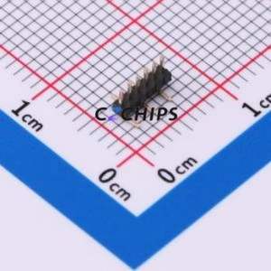 A100UL-WD06P Pin Header SMD,P=1mm Connector ( Pin Structure: 1x6P )( Pitch: 1mm )( Round Pin / Square Pin: Pin Header ) - Product Image 1