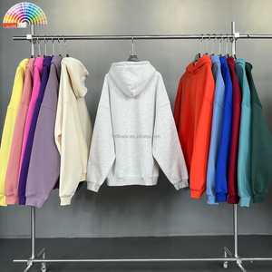 Hot Sale High Quality Polyester/Cotton Heavyweight 350gsm Anti-Pilling Breathable Autumn Hoodie Sweatshirts Streetwear - Product Image 1