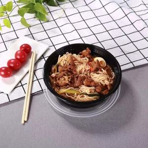 Conteneur alimentaire rond de toutes tailles, écologique, jetable, micro-ondable, avec couvercle anti-fuite, en PP de qualité alimentaire, sans BPA, boîte à lunch - Product Image 3