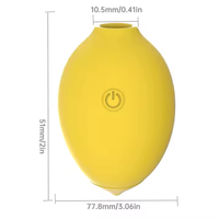 Klitoris-Stimulator Nippel-Sauger Erotikspielzeug für Frauen Saugende Liebeskugeln Licklip Zitrone Saugvibrator für Frauen Sexspielzeug