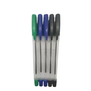 STASUN basit klasik tükenmez kristal temel tükenmez kalem plastik ucuz top kalem