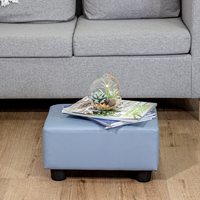 Repose-pieds petit tabouret Ottoman en cuir PU, siège moderne, repose-pieds sous le bureau, repose-pieds pour canapé