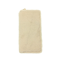 Portefeuille en peluche douce pour femmes, porte-monnaie, Long et pelucheux, pour fille, nouvelle collection