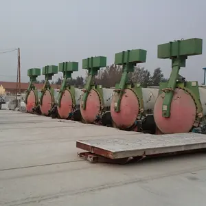 Hongfa brand AAC autoclaved aerated concrete gas block equipment price for production line