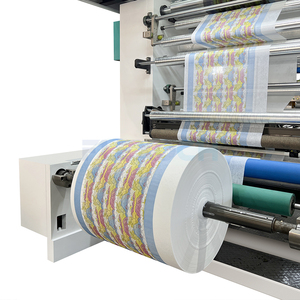 Máquina de Impresión Flexográfica de <span class=keywords><strong>Tambor</strong></span> <span class=keywords><strong>Central</strong></span> de 4 Colores, Rollo a Rollo, con Precisión de Registro de 0.1mm, 250m/min, para Tela No Tejida - Product Image 4