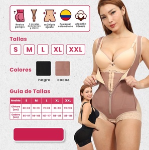 Faja Moldeadora Elegante, Levanta Glúteos, Powernet Colombiano, Compresión Extra, Tanga <span class=keywords><strong>con</strong></span> Cierre de Gancho, Varillas, Tirantes Ajustables - Product Image 2