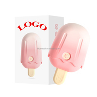 Kundenspezifische Verpackung Vibrator Großhandel Eiscreme-Dessert-förmiger Vibrator Reisefreundlicher Mini Niedlicher Erwachsenen-Neuheiten-Geschenk