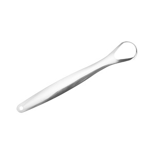 FANS CHEER Stainless Steel Tongue Scraper Reusable Oral Cleaner For Bad Breath Removal - Product Image 3