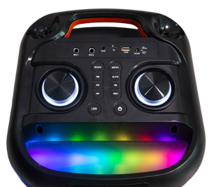 8 inch hoạt động LED ánh sáng không dây bass sân khấu Đảng Điều khiển từ xa karaoke bt DJ loa siêu trầm đa phương tiện Loa - Product Image 2