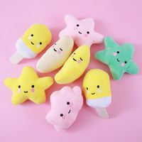 Nouveaux jouets en peluche pour chiens, en gros, originaux, en forme de légumes et de fruits, animaux en peluche