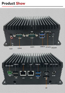 Mini PC điện năng thấp không quạt <span class=keywords><strong>Intel</strong></span> <span class=keywords><strong>Skylake</strong></span> Core i5 6200U 6300U xách tay Máy tính công nghiệp Win10 wind11 Linux Dual Lan Mini PC - Product Image 2