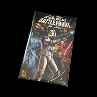 Pochette Opp transparente auto-adhésive personnalisée pour jeu vidéo, manchons manuels d'instruction pour PS2 /PS3/PSP/Xbox/Switch