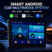 Amplificador DSP Bluetooth Inalámbrico para Auto, 4 Canales, Ajuste por Aplicación, Procesador de Sonido, Carcasa de Aluminio para Sistema de Audio Vehicular