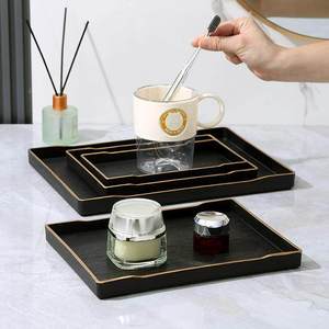 Bathroom Tray Sink Countertop Storage Rectangle Polished Finish <b>Wall</b> <b>Mounted</b> Type Toiletries <b>Toothbrush</b> <b>Holder</b> - Product Image 2