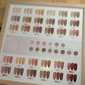 AILANUO 30-color Jade Tea Texture Series Base Gel Base Color Gel <b>Nail</b> Polish TPO Hema Free UV <b>Nail</b> Gel OEM ODM - Product Image 3