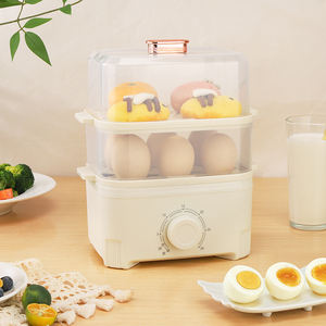 Cuiseur <span class=keywords><strong>à</strong></span> œufs électrique <span class=keywords><strong>à</strong></span> double couche verticale, conçu pour une cuisson efficace des œufs <span class=keywords><strong>à</strong></span> la maison - Product Image 1