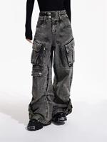 Jean japonais unisexe coupe bootcut multi-poches style workwear vintage américain original 2026 pour hommes et femmes