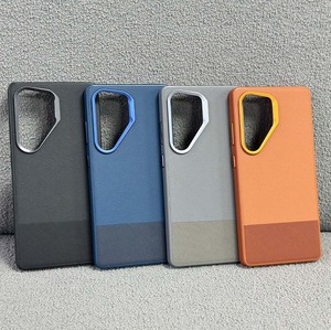 เคสหนังเรียบหรู รุ่น L131 ป้องกันการกระแทก สำหรับ iPhone 12 14 15 16 17 Pro Max และ Samsung S22~S25 Ultra - Product Image 1