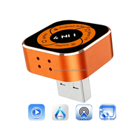 Boîtier sans fil 4 en 1 CarPlay et Android Auto avec prise en charge AirPlay/Miracast, Plug and Play USB Type-A/C