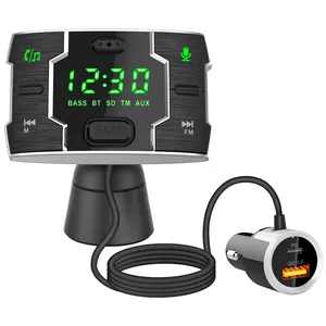 BC75 New Design Car Mp3 Player Bluetooth 5.0 Fm Transmitter Aux Adapter