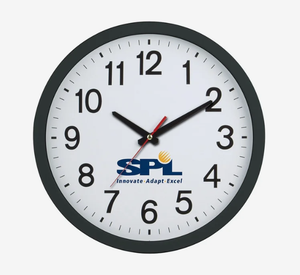 <span class=keywords><strong>Horloge</strong></span> murale géante surdimensionnée avec logo personnalisé pour la publicité, cadeau promotionnel, entreprise, bureau, zone de réception, commerce - Product Image 1