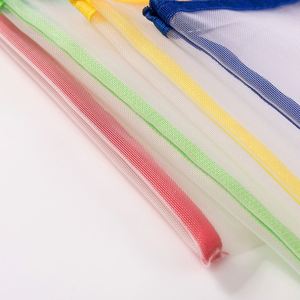 Custom Private Label Nylon <b>A4</b> Transparent PVC <b>File</b> Bag Document Pouch Durable <b>File</b> Organize Zipper <b>File</b> Bag for Student - Product Image 4