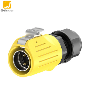 E-weichat Power Connector LP20 mặt bích Bảng điều chỉnh núi 2-14 Pin Vàng nhanh chóng cắm hàn không thấm nước hàng không cắm - Product Image 5