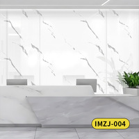 Autocollants muraux 3D en PVC mousse géométrique dorée marbrée, ignifuges et imperméables, pour appartements et hôtels