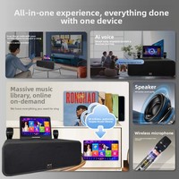 Nuevo Sistema de Sonido Multimedia Inteligente 2026 de 10.1 Pulgadas, Karaoke Todo en Uno, Máquina para el Hogar, KTV, Campamento al Aire Libre, Baile en la Plaza, Wi-Fi