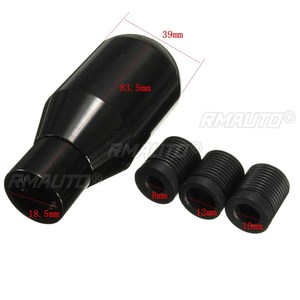 Universal 5 Speed Aluminum Manual <b>Gear</b> Stick Lever Shift Shifter <b>Knob</b> JDM Black - Product Image 3
