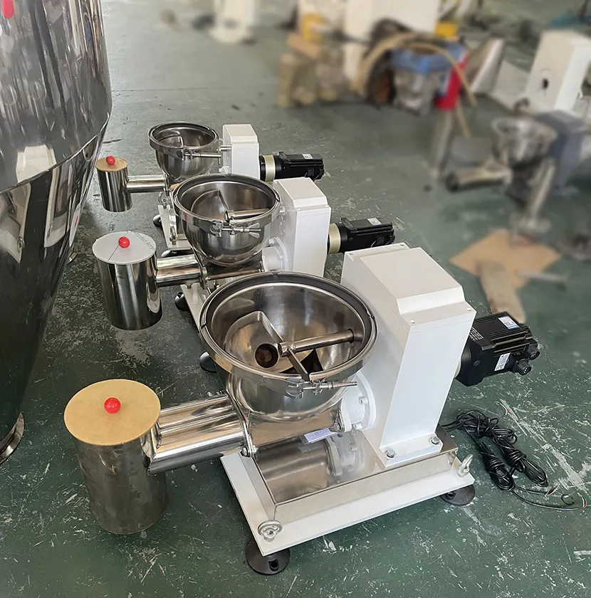 Twin Screw Volumetric Micro Powder Feeder Loss-in-Weight Metering with Motor Gearbox Core for PVC PE Twin Screw Extruder