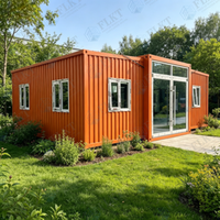 Maison conteneur extensible étanche en verre trempé FLKT, garantie 2 ans, directement de l'usine, villa miniature préfabriquée moderne et luxueuse
