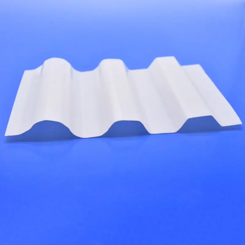 Custom Size Clear Polycarbonate Plastic PC Solid Corrugated Roof Tiles for Outdoor Greenhouse Use at Competitive Price